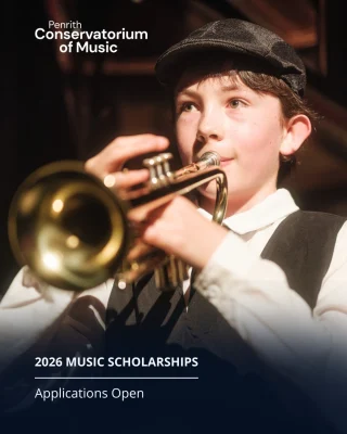 Are you ready to take your musical talents to the next level?  Penrith Conservatorium of Music is excited to announce the launch of the 2026 Music Scholarships!  𝐆𝐫𝐨𝐰 𝐘𝐨𝐮𝐫 𝐌𝐮𝐬𝐢𝐜𝐚𝐥 𝐅𝐮𝐭𝐮𝐫𝐞 𝐰𝐢𝐭𝐡 𝐔𝐬!  Through the generous support of our donors and benefactors, we are thrilled to offer up to six scholarships to talented musicians in the Greater Western Sydney region.  𝐀𝐩𝐩𝐥𝐢𝐜𝐚𝐭𝐢𝐨𝐧 𝐃𝐞𝐚𝐝𝐥𝐢𝐧𝐞: Sunday 30 November 2025
𝐀𝐩𝐩𝐥𝐲 𝐍𝐨𝐰: Link in Bio