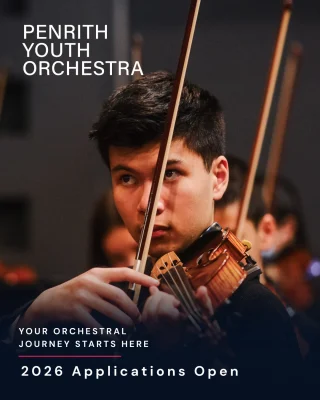 𝗥𝗲𝗮𝗱𝘆 𝘁𝗼 𝗣𝗹𝗮𝘆 𝗕𝗶𝗴 𝗶𝗻 𝟮𝟬𝟮𝟲
Join Penrith Youth Orchestra (PYO) and take your music to the next level!  Next year, you’ll rehearse and perform in an inspiring orchestral setting, gaining real experience and building lifelong skills as part of a vibrant musical community.  Ages 6–25 | All instruments welcome
𝗘𝗻𝗿𝗼𝗹𝗺𝗲𝗻𝘁𝘀 𝗳𝗼𝗿 𝗧𝗲𝗿𝗺 𝟭 𝗮𝗿𝗲 𝗡𝗢𝗪 𝗢𝗣𝗘𝗡!  Don’t miss your chance to be part of something extraordinary.  𝗘𝗻𝗿𝗼𝗹 𝘁𝗼𝗱𝗮𝘆 – 𝗹𝗶𝗻𝗸 𝗶𝗻 𝗯𝗶𝗼!  Image Credit: @eddysummersphotography